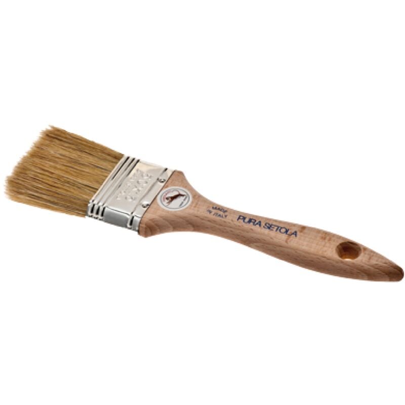 foto del prodotto tripla con setola bionda e il manico di legno 20 mm