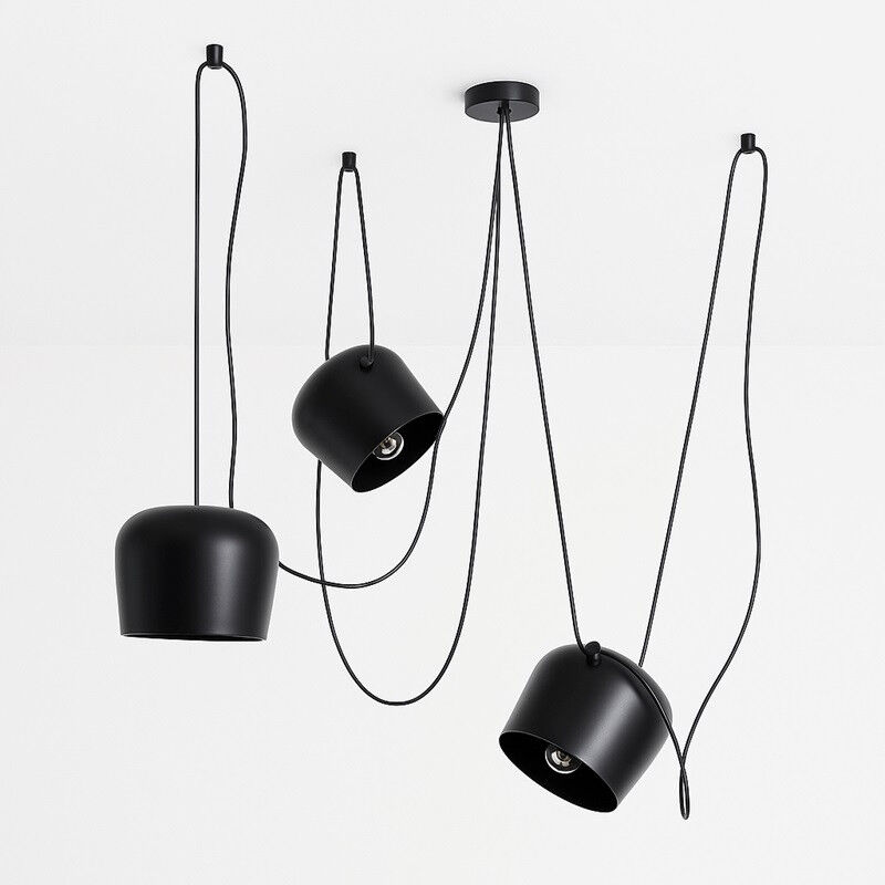 foto del prodotto tripla lampada a sospensione blus e27