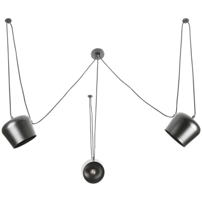 foto del prodotto tripla lampada a sospensione blus e27