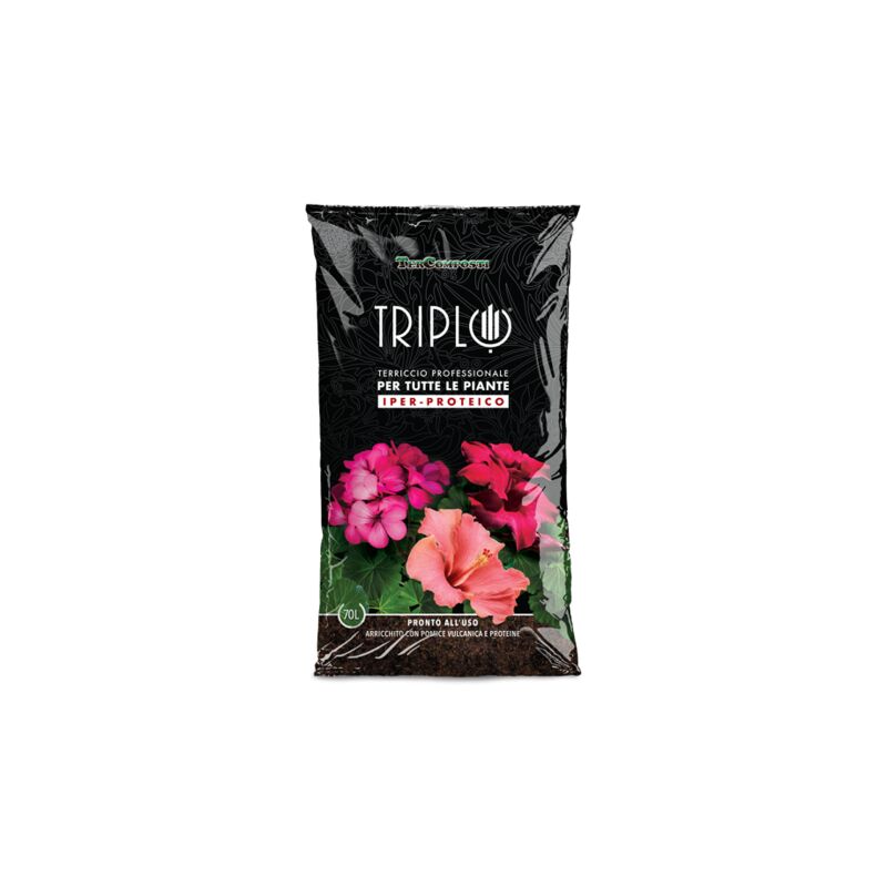 foto del prodotto triplo iper proteico terra terriccio substrato universale 45 lt tercomposti