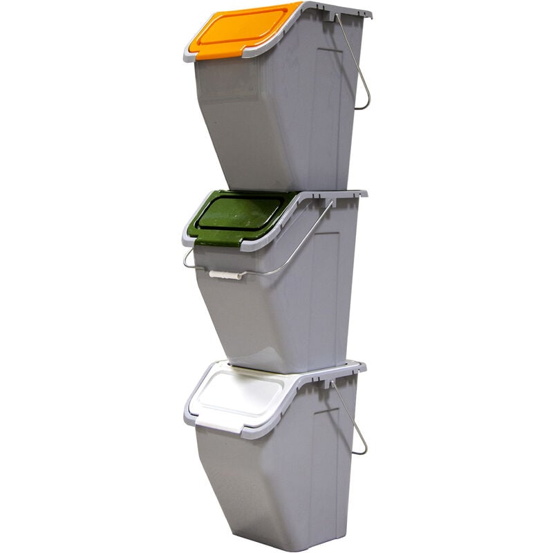 foto del prodotto tris pattumiere x differenz.lt.23x3pz.torre