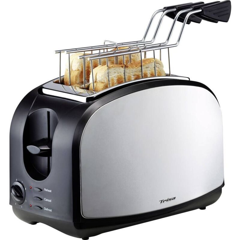 foto del prodotto trisa crispy snack tostapane acciaio inox, nero