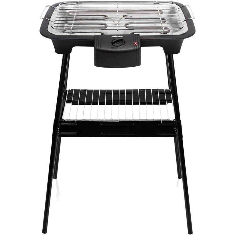 foto del prodotto tristar bq-2883 elettrico brabecue grill con supporto con base di supporto nero