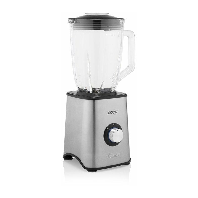 foto del prodotto tristar frullatore bl 4471 1000w caraffa in vetro 1,5 litri scocca in acciaio inox