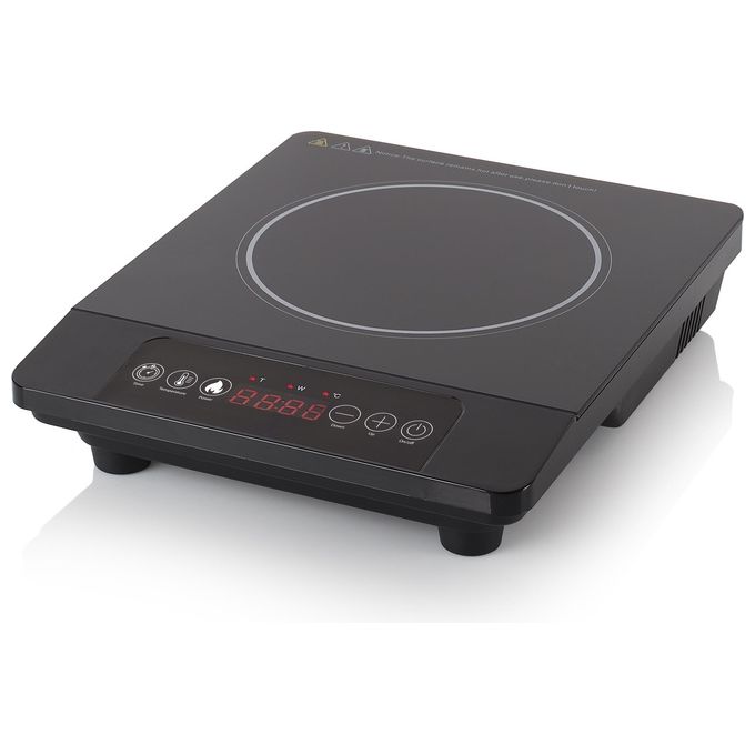 foto del prodotto tristar ik 6178 piastra a induzione 2000 w, display lcd, 8 livelli di potenza, timer fino a 180 minuti, superficie in vetro temperato, nero