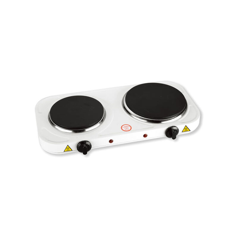 foto del prodotto tristar kp 6245 doppia piastra elettrica portatile bianca