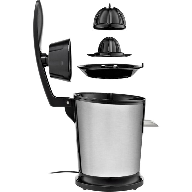 foto del prodotto tristar spremiagrumi elettrico semiprofessionale cp 3002, 85 w, acciaio inossidabile, argento