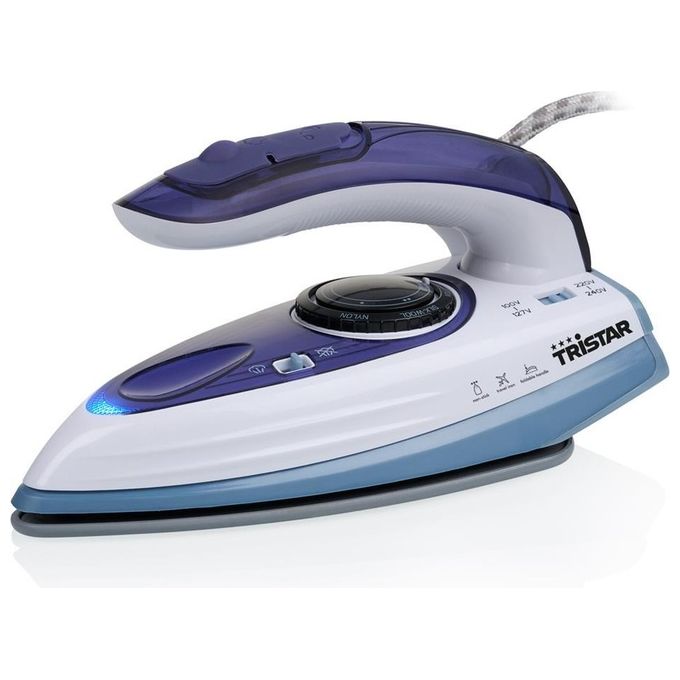 foto del prodotto tristar st 8152 ferro da stiro a vapore da viaggio ceramica 1100w blu