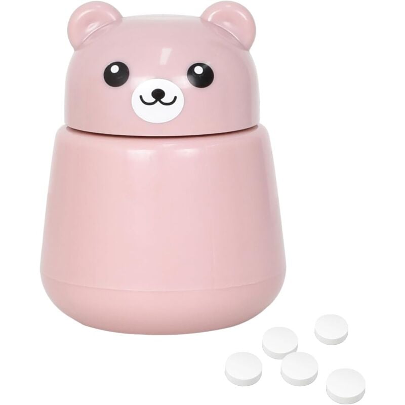 foto del prodotto trita compresse, trita pillole, trita medicinali manuale, trita medicinali, trita medicinali, per anziani, neonati e animali domestici rosa 