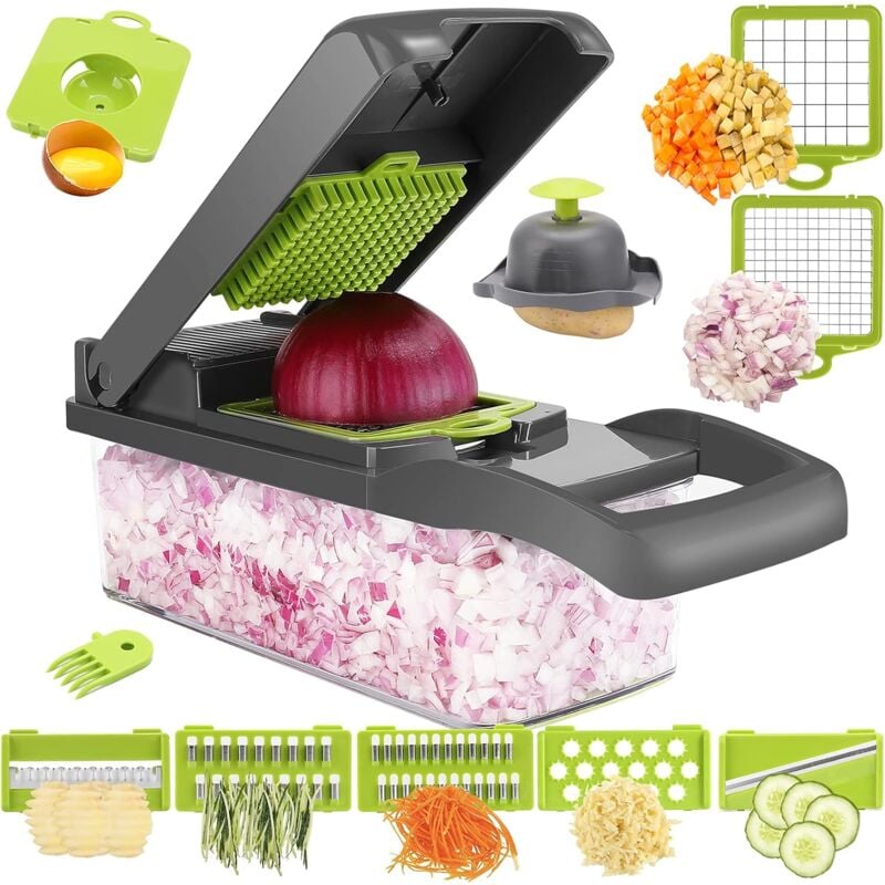 foto del prodotto tritatutto multifunzionale per verdure 12 in 1 risparmia tempo e fatica