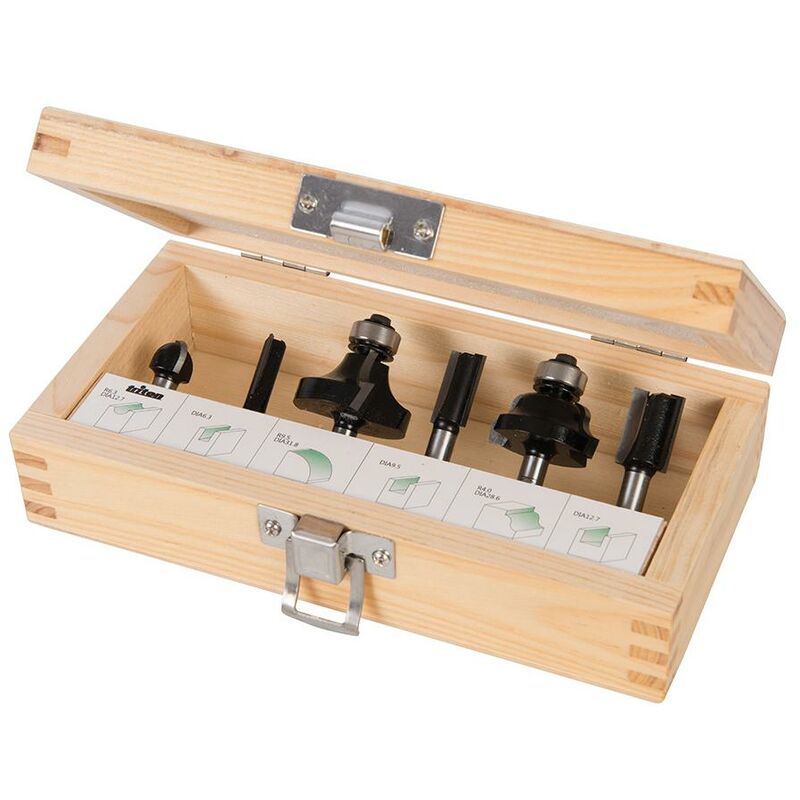 foto del prodotto triton kit per fresatrice 1 4 , 6 p.zi 6 p.zi