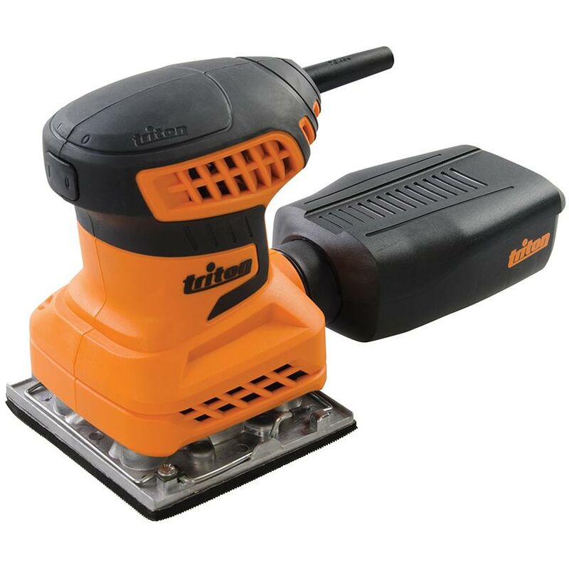 foto del prodotto triton levigatrice orbitale palmare con foglio da 1 4 da 200 w tqtrss