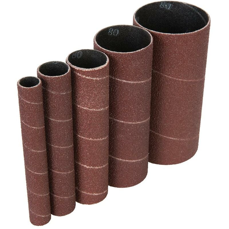 foto del prodotto triton manicotti di levigatura in ossido di alluminio 5 p.zi manicotti di levigatura tspss80g5pk, 5 p.zi., grana 80