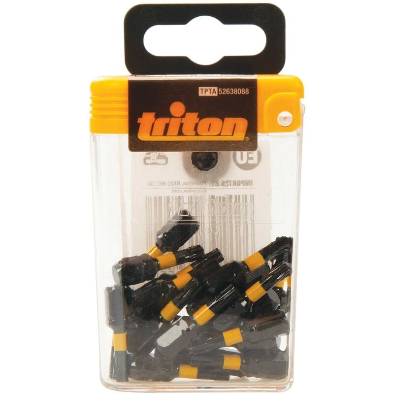 foto del prodotto triton tpta52638088 punte da impatto t20 per cacciavite 25 pezzi