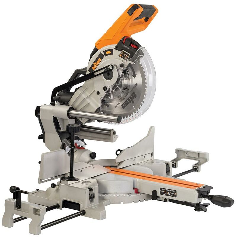foto del prodotto triton troncatrice radiale composta scorrevole 254 mm, 1800 w tcms254