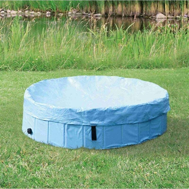 foto del prodotto trixie 39487 copertura per piscina per cani 39483, azzurro