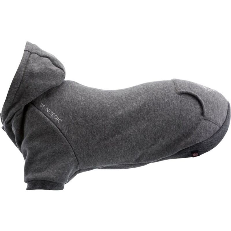 foto del prodotto trixie be nordic felpa con cappuccio flensburg grigio xs 27cm