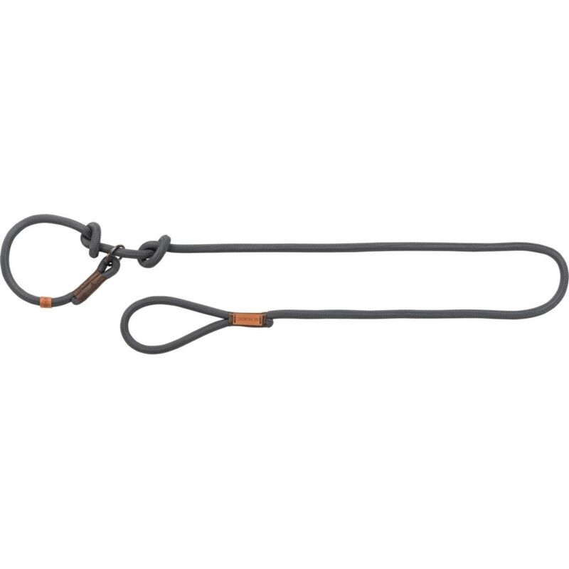 foto del prodotto trixie be nordic guinzagio con semistrangolo l xl 1.7m diametro 13mm grigio scuro marrone