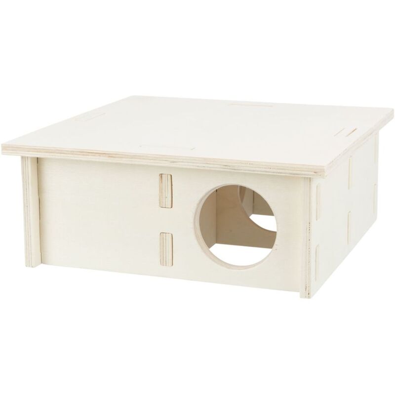 foto del prodotto trixie casetta multicamera 4 stanze per conigli e roditori 25x10x25cm