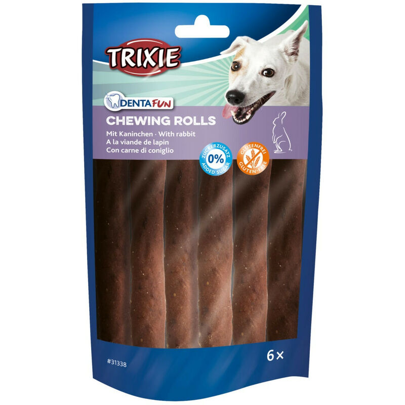 foto del prodotto trixie dentafun bastoncini da 12 cm con coniglio per cani da 70