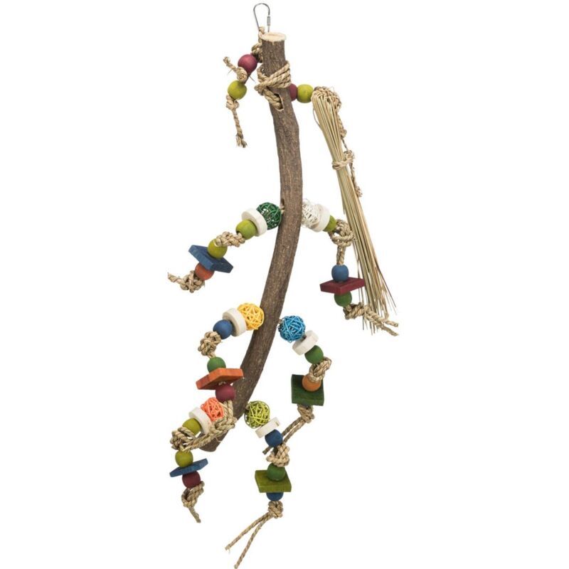 foto del prodotto trixie gioco naturale, in legno, 56cm per uccelli