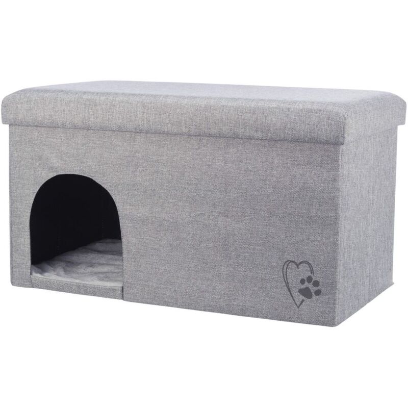 foto del prodotto trixie kimy igloo 72x40x40cm colore grigio chiaro