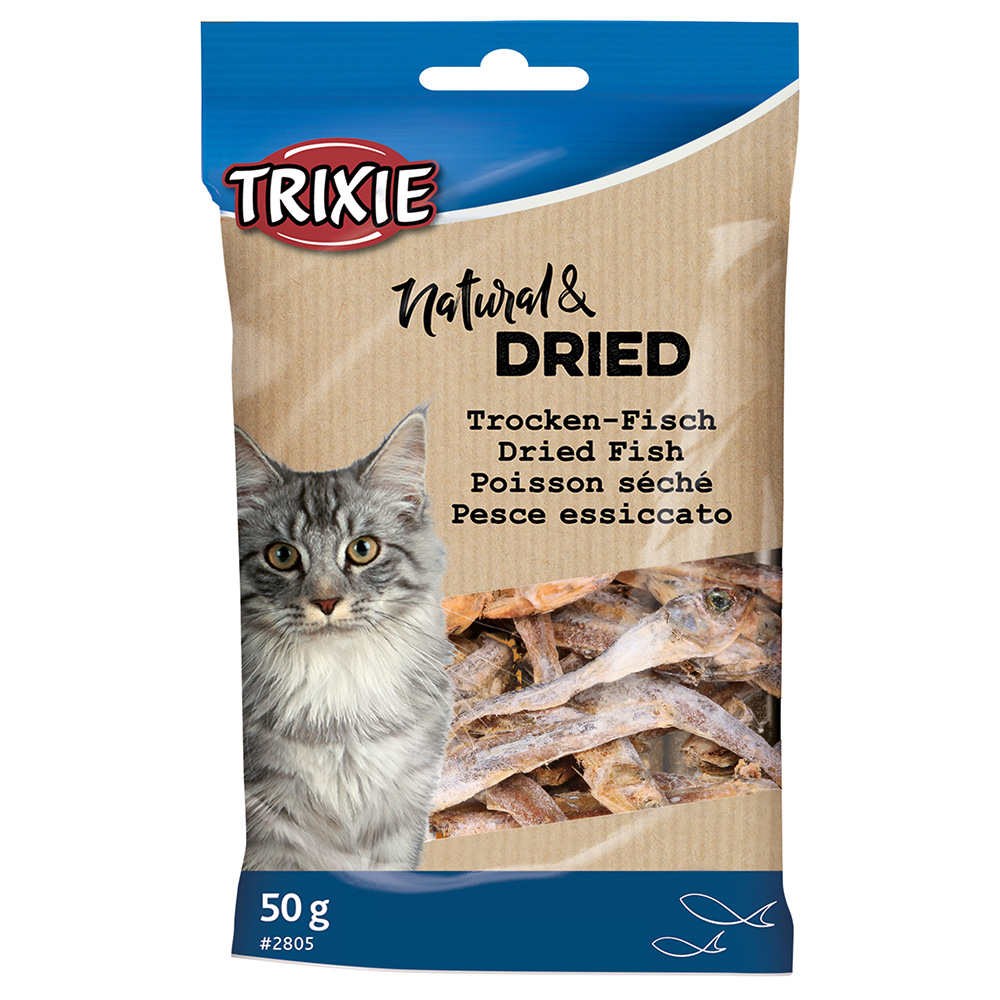 foto del prodotto trixie pesce secco per gatti 50 g