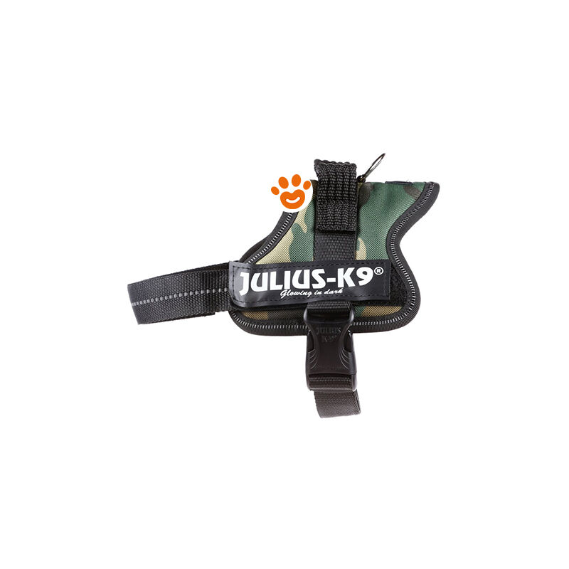 foto del prodotto trixie - pettorina julius k9 powerharness con fantasia (de) - pettorina julius k9 powerharness con fantasia (de) - camouflage, xxxs / baby 1 (29-36cm)