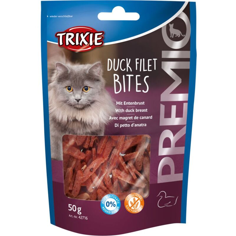foto del prodotto trixie premio duck filet bites, 50gr. offerta multipack 6 conf.