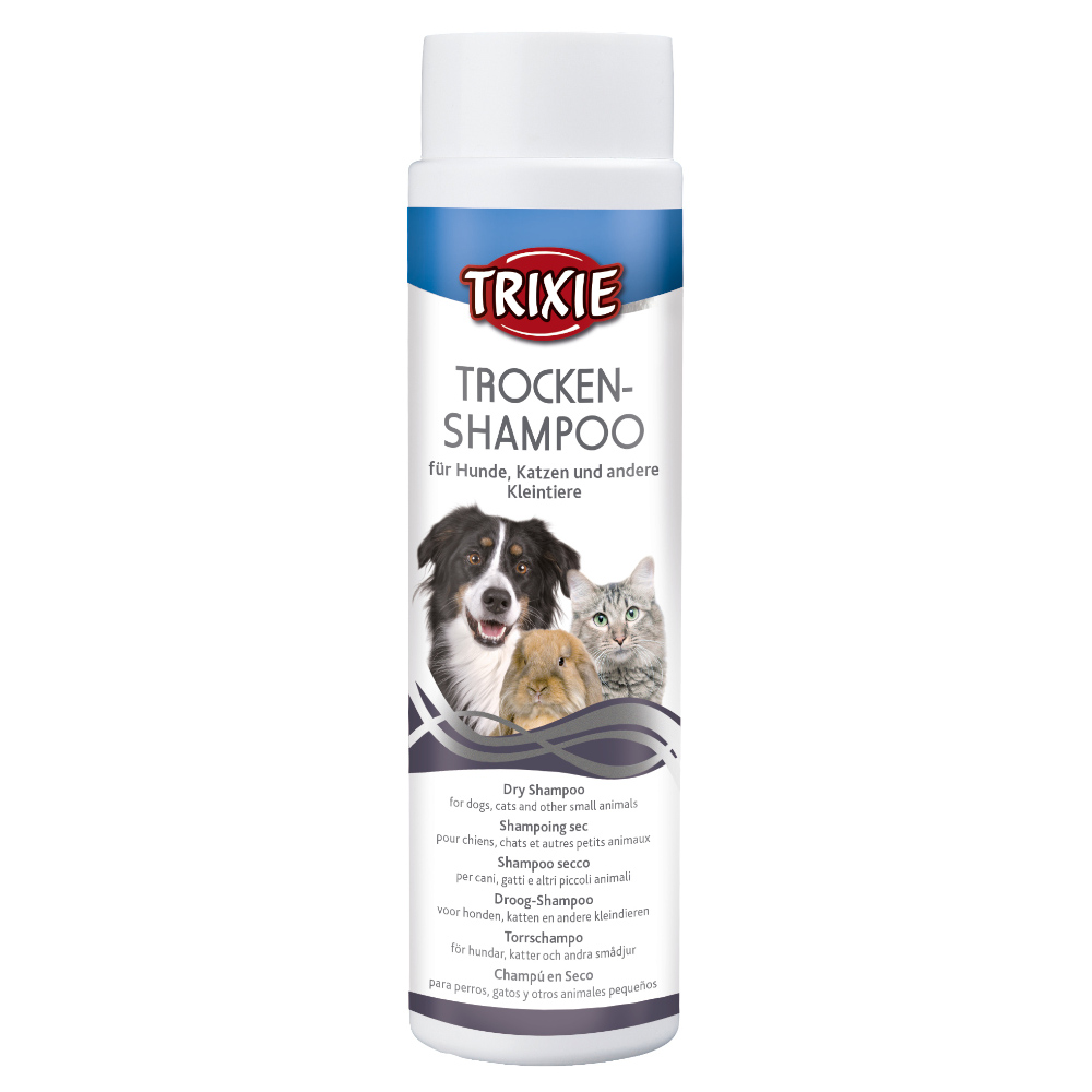 foto del prodotto trixie shampoo secco per cani, gatti e piccoli animali set 2 x 200 g