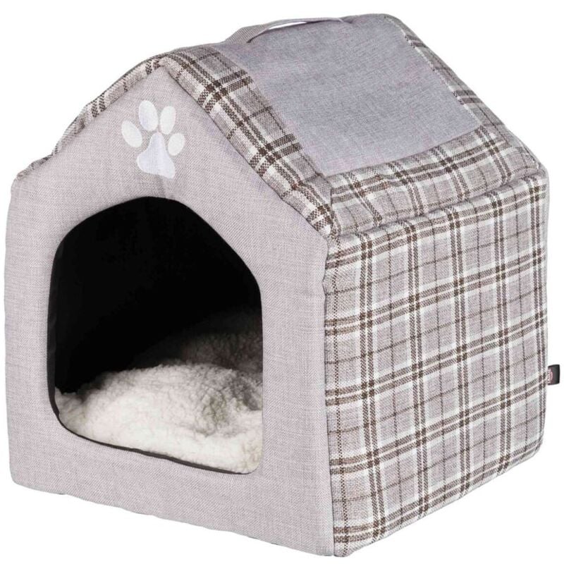 foto del prodotto trixie silas casetta 40 45 40cm colore grigio crema