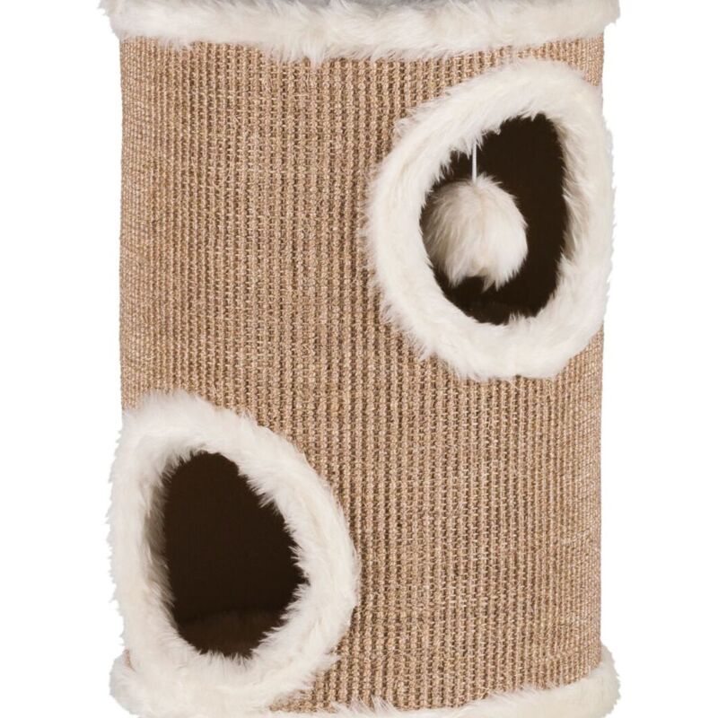 foto del prodotto trixie tiragraffi cat tower edoardo diametro 33cm 50cm marrone crema