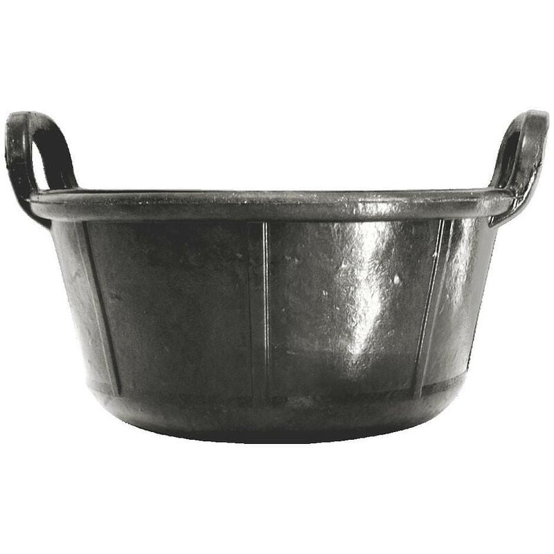 foto del prodotto trogolo in gomma carbonera 30l 320217 taliaplast