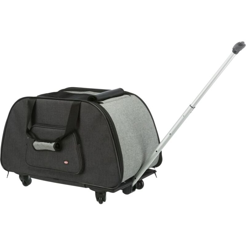 foto del prodotto trolley 34×43×67cm colore nero/grigio