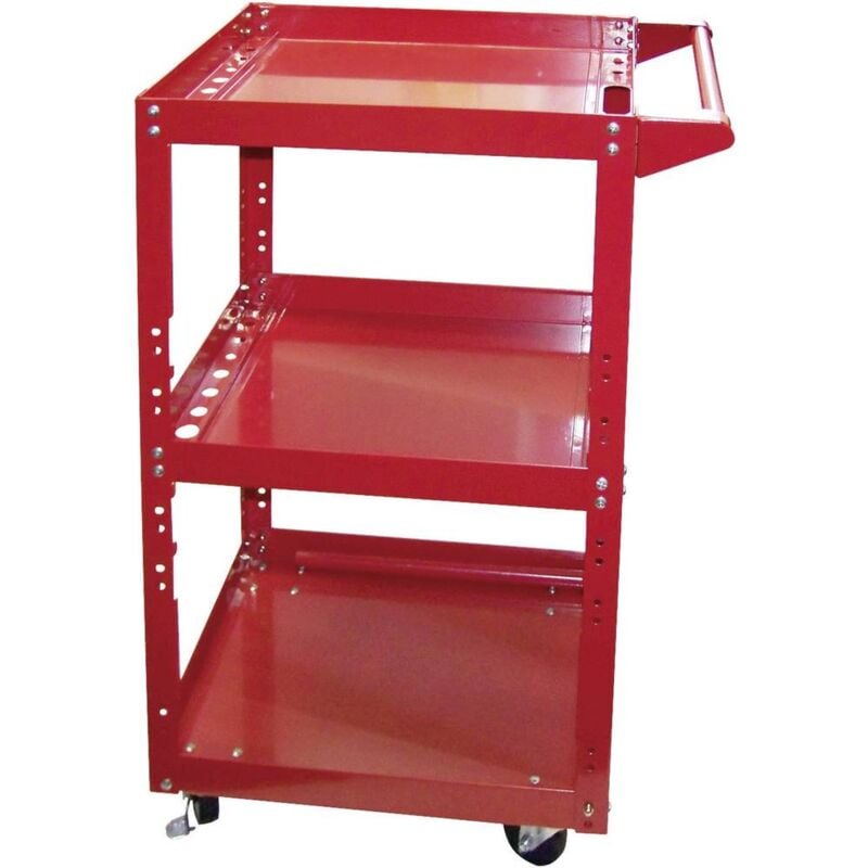foto del prodotto trolley portautensili con 3 ripiani dimensioni l x p x a 410 x 510 x 900 mm