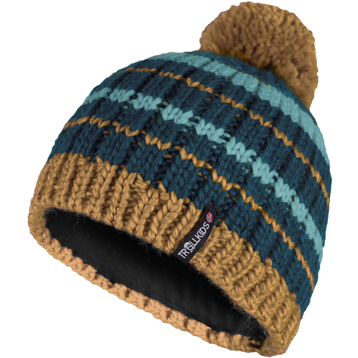 foto del prodotto trollkids bambino berretto con pompon hafjell