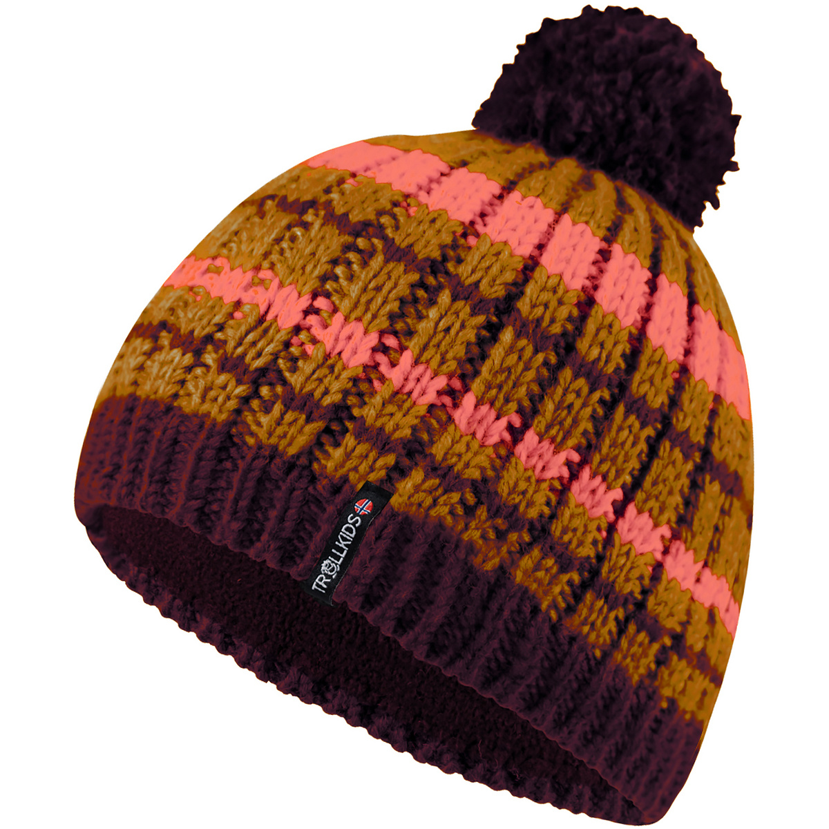 foto del prodotto trollkids bambino berretto con pompon hafjell