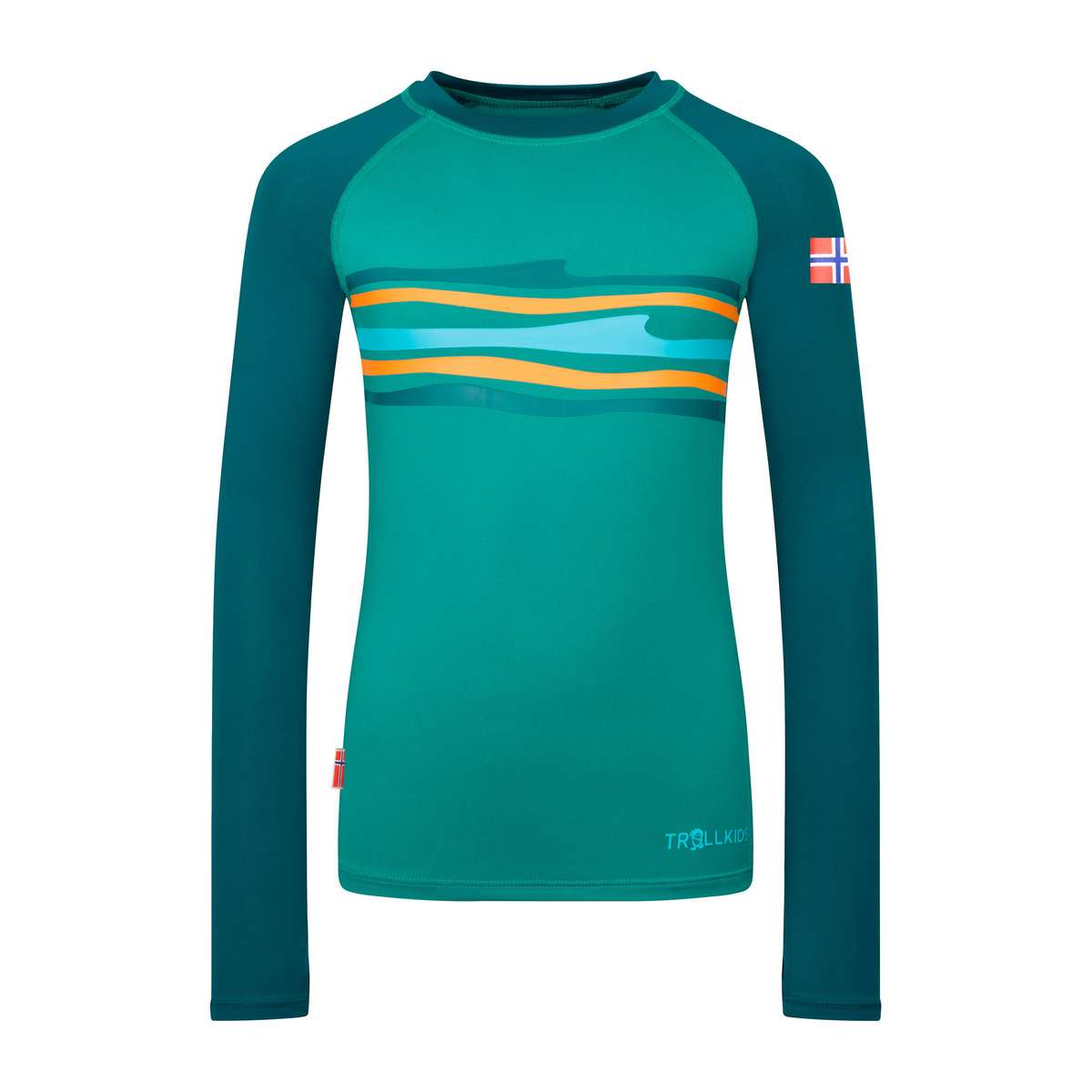foto del prodotto trollkids bambino camicia haukland swim