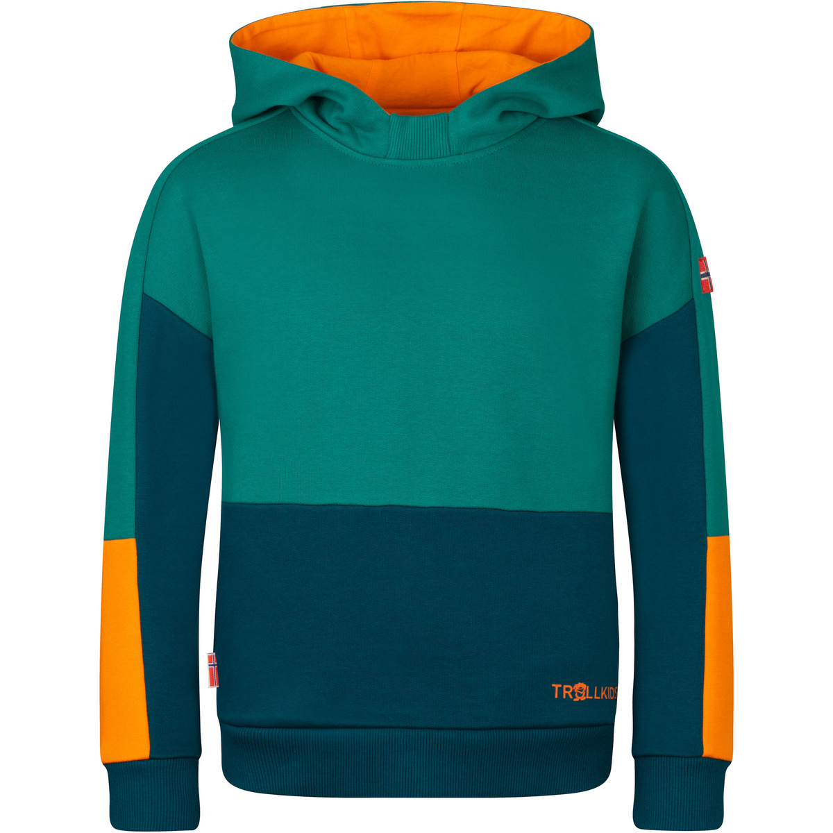foto del prodotto trollkids bambino felpa con cappuccio rondane
