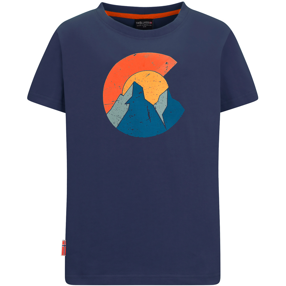 foto del prodotto trollkids bambino maglia a manica corta halsafjord