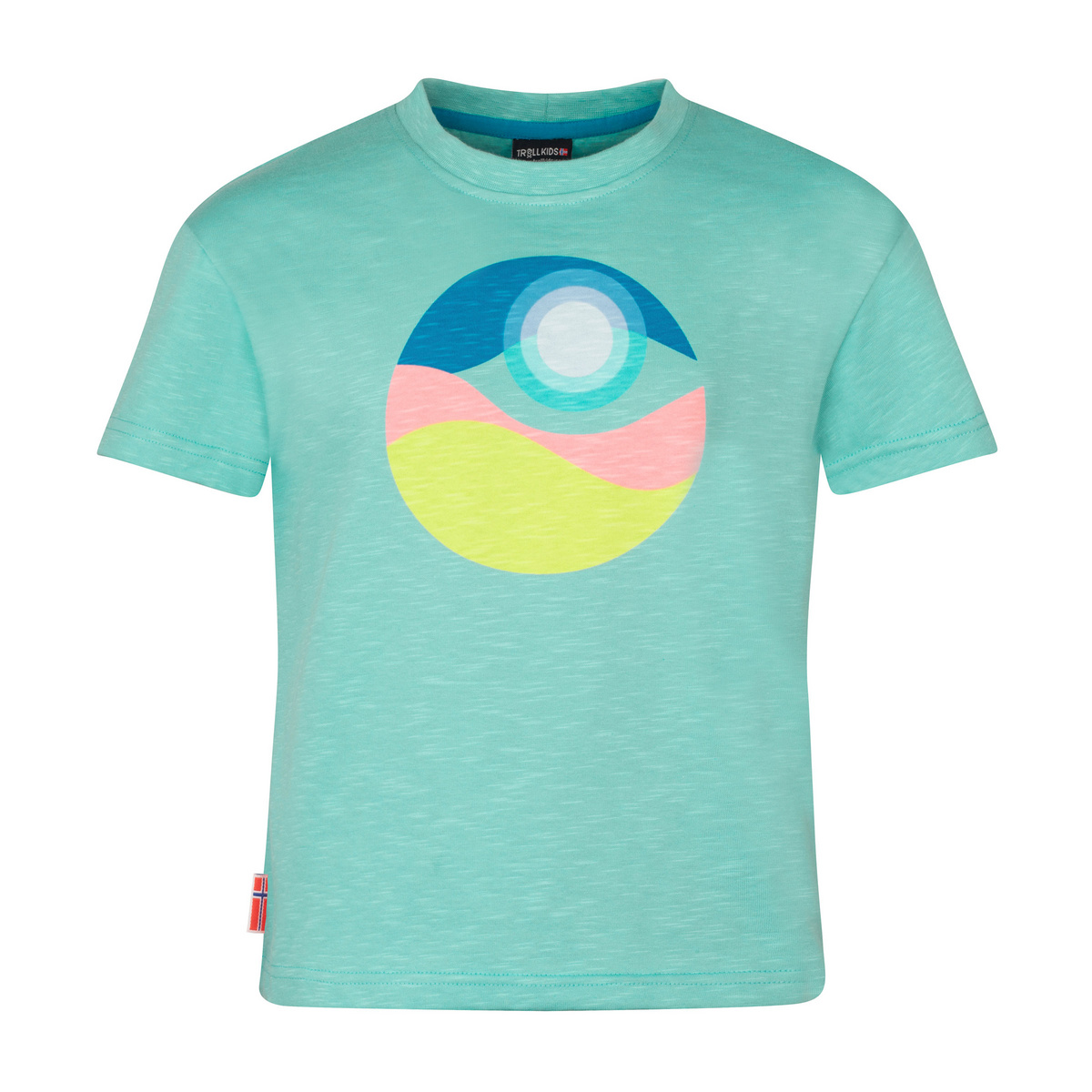 foto del prodotto trollkids bambino maglia a manica corta halsafjord
