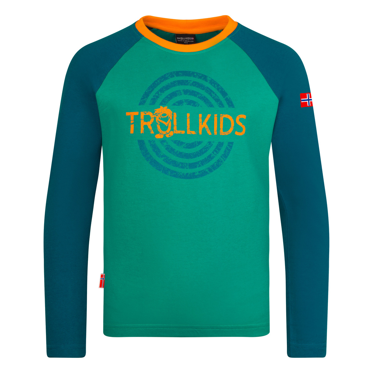 foto del prodotto trollkids bambino maglia a maniche lunghe preikestolen
