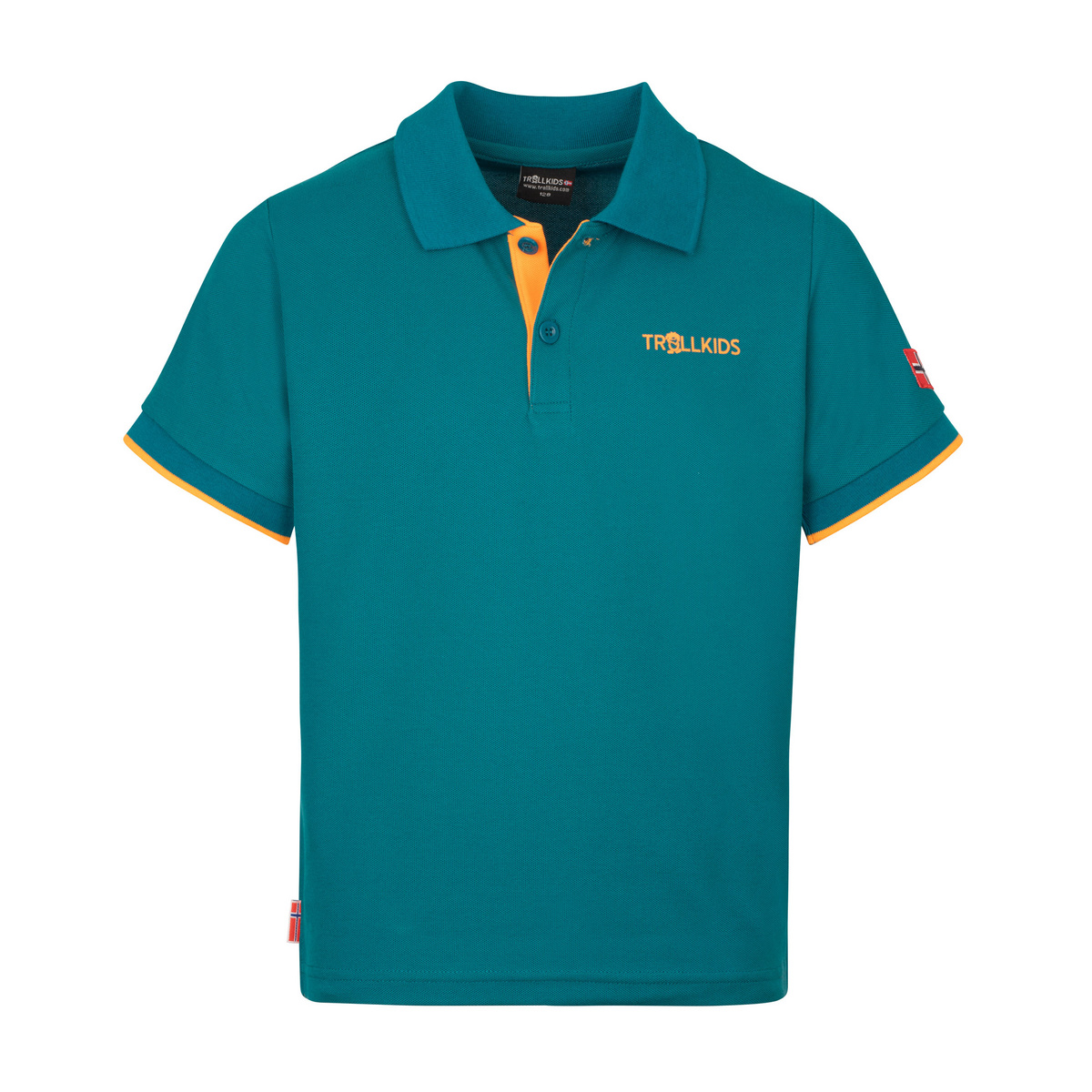 foto del prodotto trollkids bambino maglietta bergen polo xt