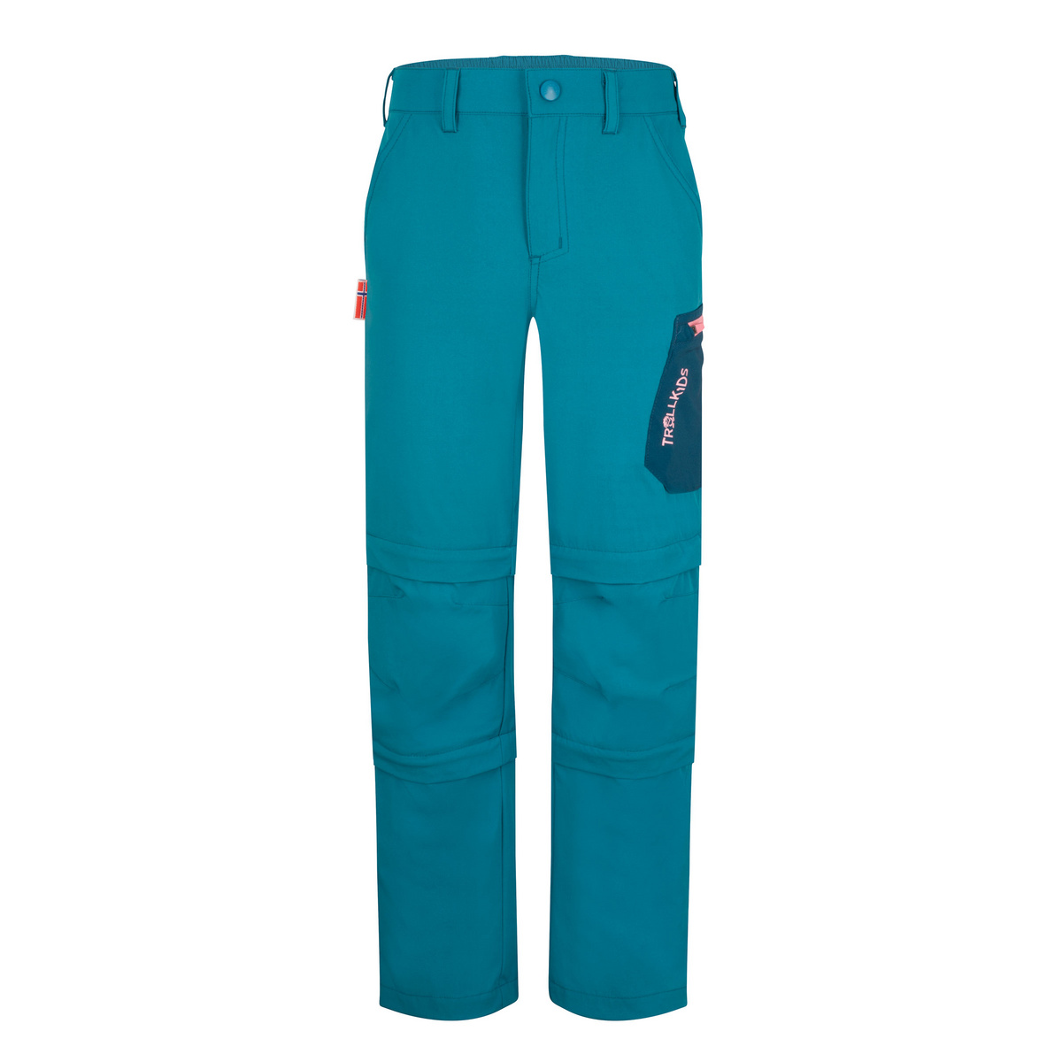 foto del prodotto trollkids bambino pantaloni preikestolen double zip off