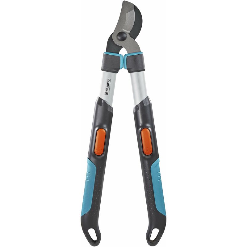foto del prodotto troncarami compatto svettatoio bypass telescopabile, ottimale per tagliare legno fresco, impugnature ergotec, standard, 520 670 b gardena
