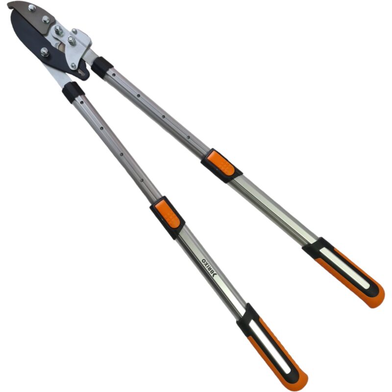 foto del prodotto troncarami telescopico in alluminio con lama battente e moltiplicatore di forza brixo telescopic