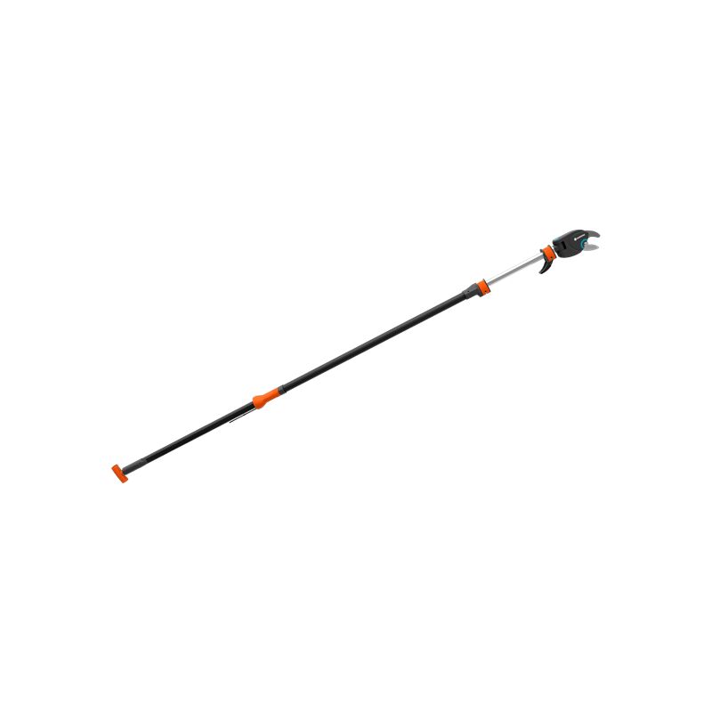 foto del prodotto troncarami telescopico starcut lunghezza regolabile tra 230 e 410 cm, rami fino a 32 mm, testa inclinabile 12000 20 gardena
