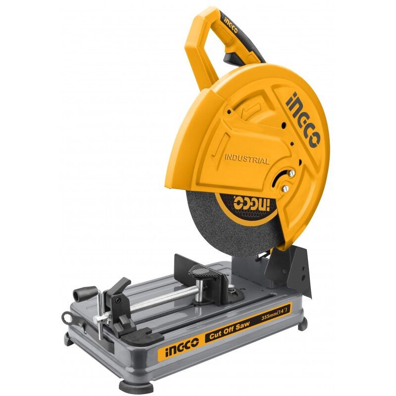 foto del prodotto troncatrice ferro 2400w con disco 355mm industrial cos35568 ingco