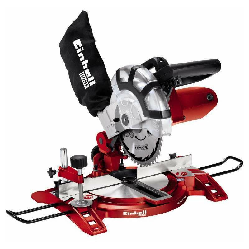 foto del prodotto troncatrice per legno sega circolare einhell tc ms 2112 disco lama 210 mm