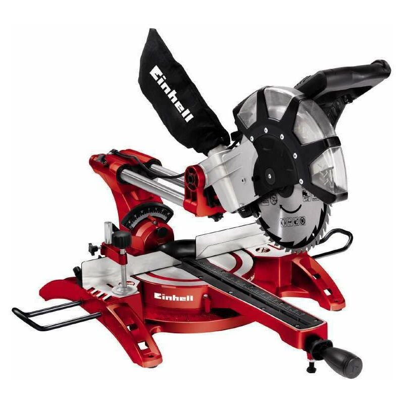 foto del prodotto troncatrice radiale sega circolare einhell tc sm 2534 dual lama 250 mm laser